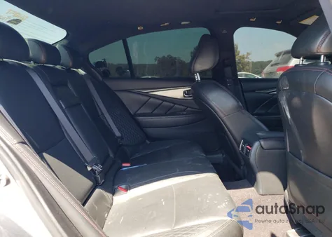 2019 Infiniti Q50 Red Sport 400 из США, поврежденный, VIN JN1FV7AR8KM801162